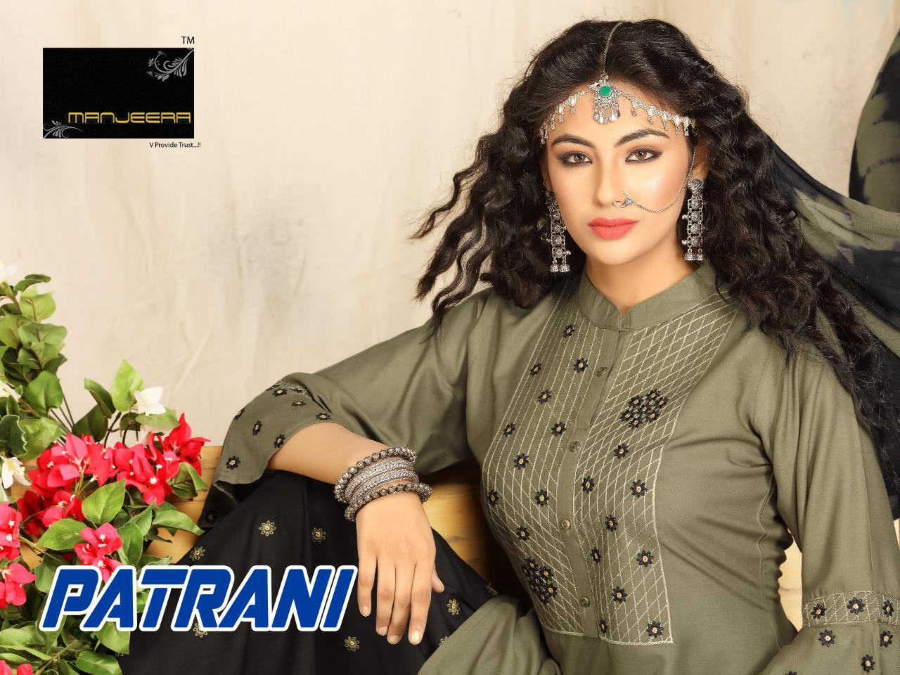 Manjeera Patrani 1 Rayon With Bell Sleeves Latest Fancy Designer Readymade Dress Collection